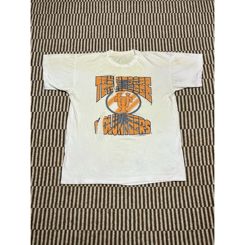 VTG Tennessee Volunteers Distressed Shirt Mens XL Thrashed 90s USA Single Stitch